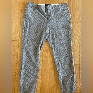 Banana Republic cropped trouser (print)